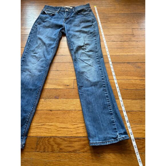 LEVI'S 'Perfect Waist 525 Straight Leg' Distressed Jeans sz W29 x L30 - Picture 12 of 13